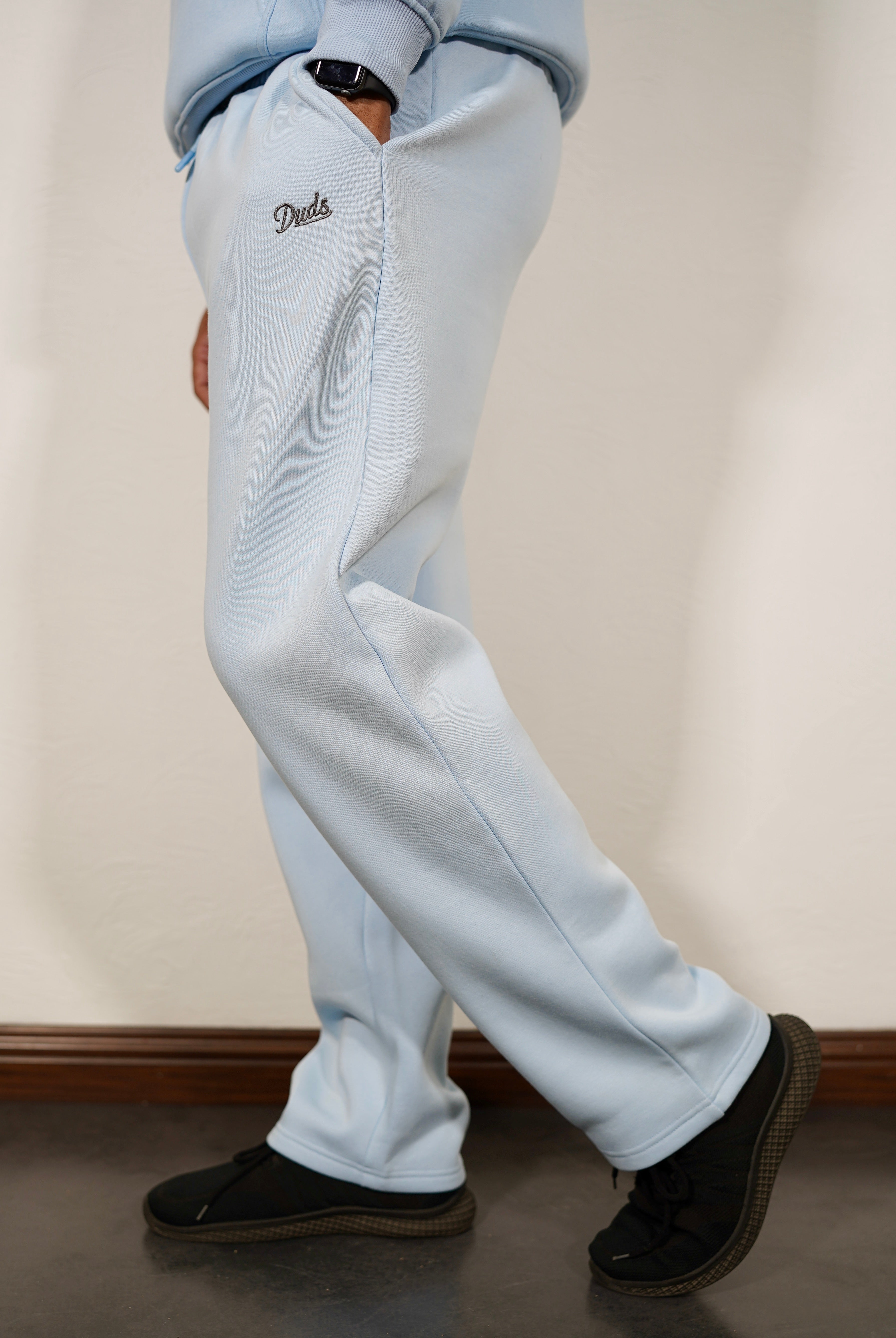 Ice blue trouser