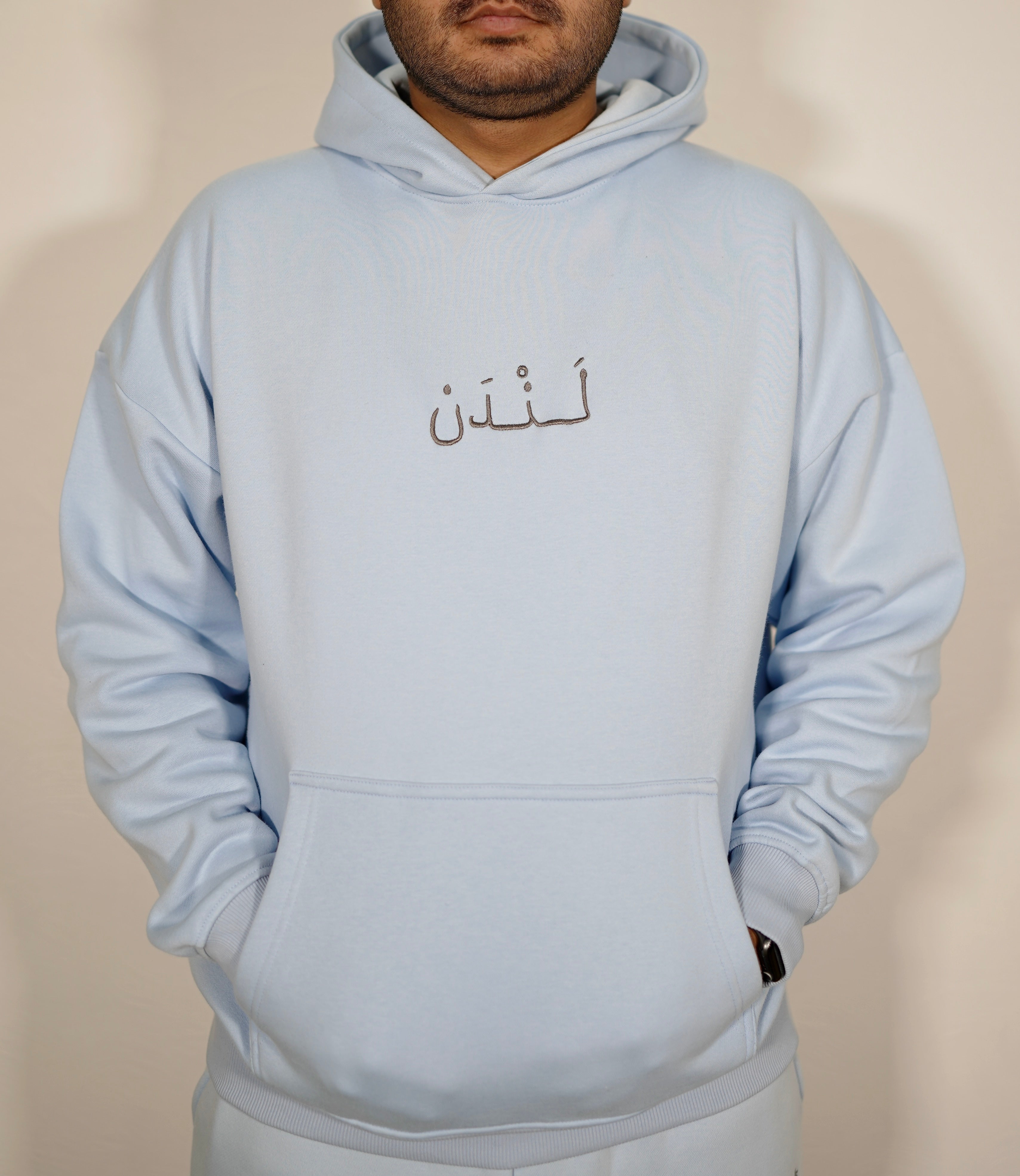Ice blue hoodie