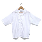 TEXTURED RESORT COLLAR SHIRT