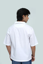 TEXTURED RESORT COLLAR SHIRT