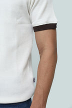 WAFFLE TIPPED POLO