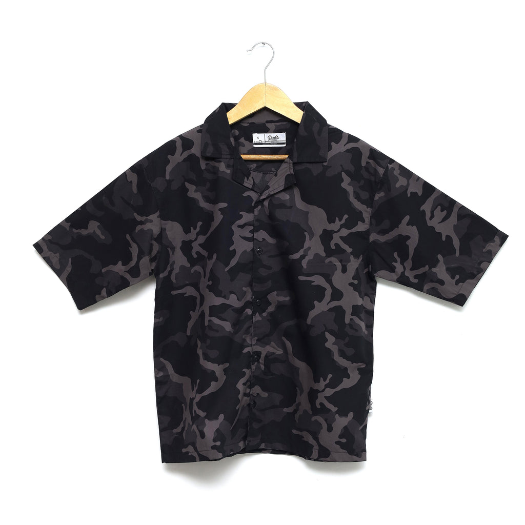 CAMO RESORT COLLAR SHIRT