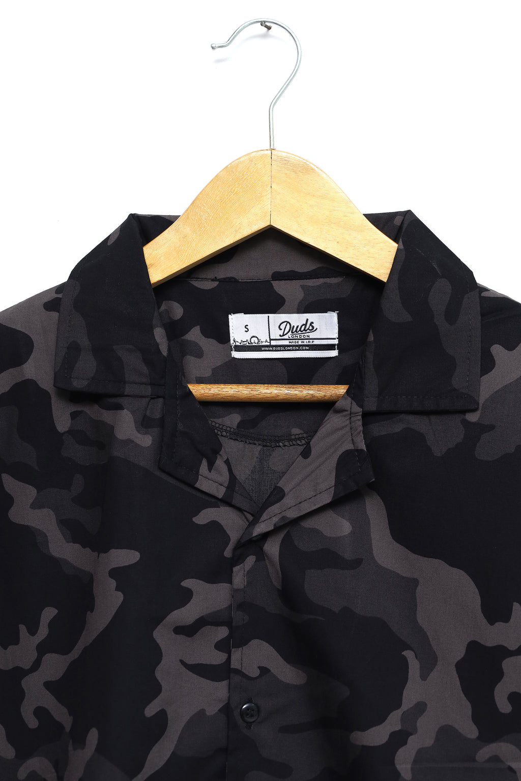 CAMO RESORT COLLAR SHIRT
