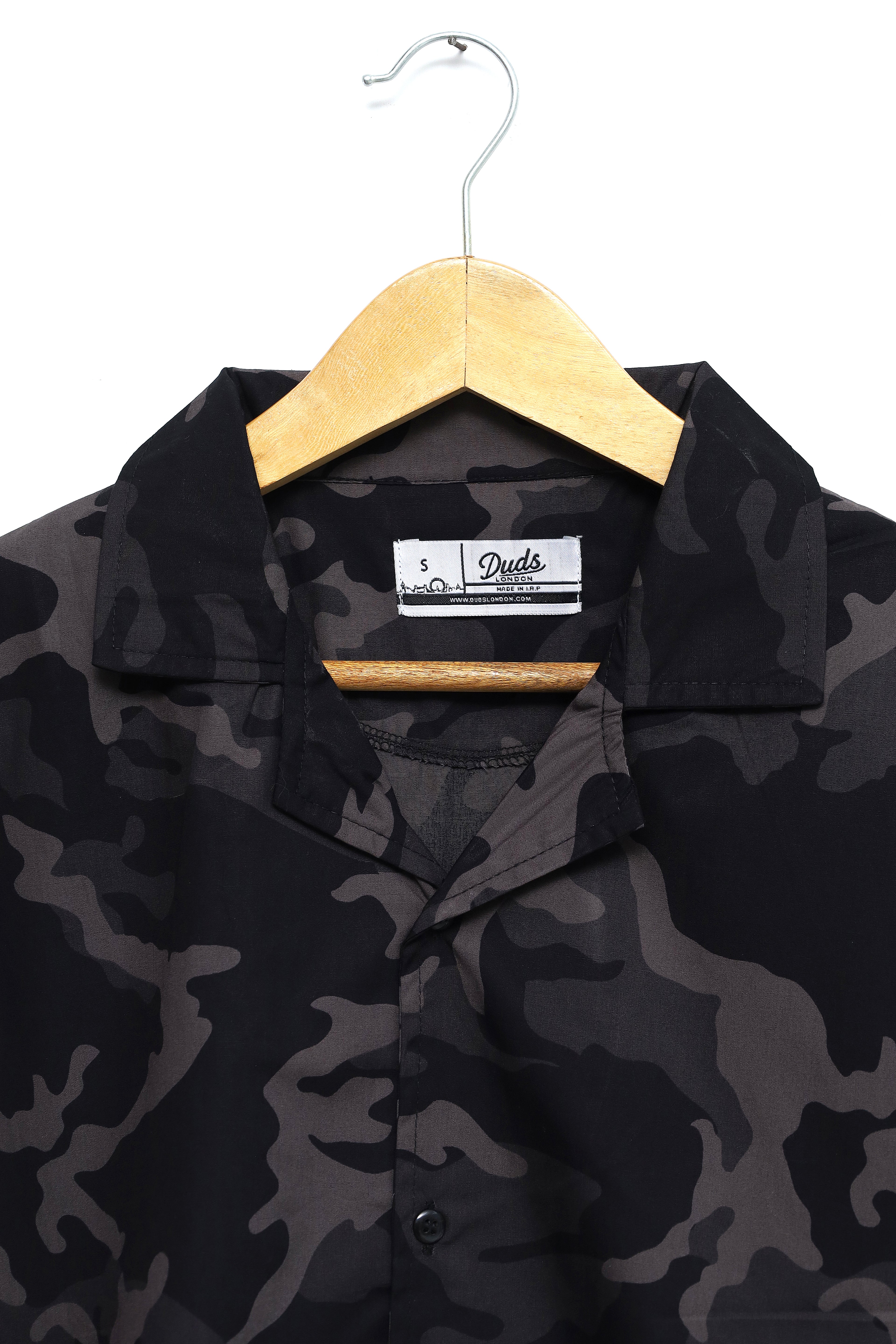 CAMO RESORT COLLAR SHIRT