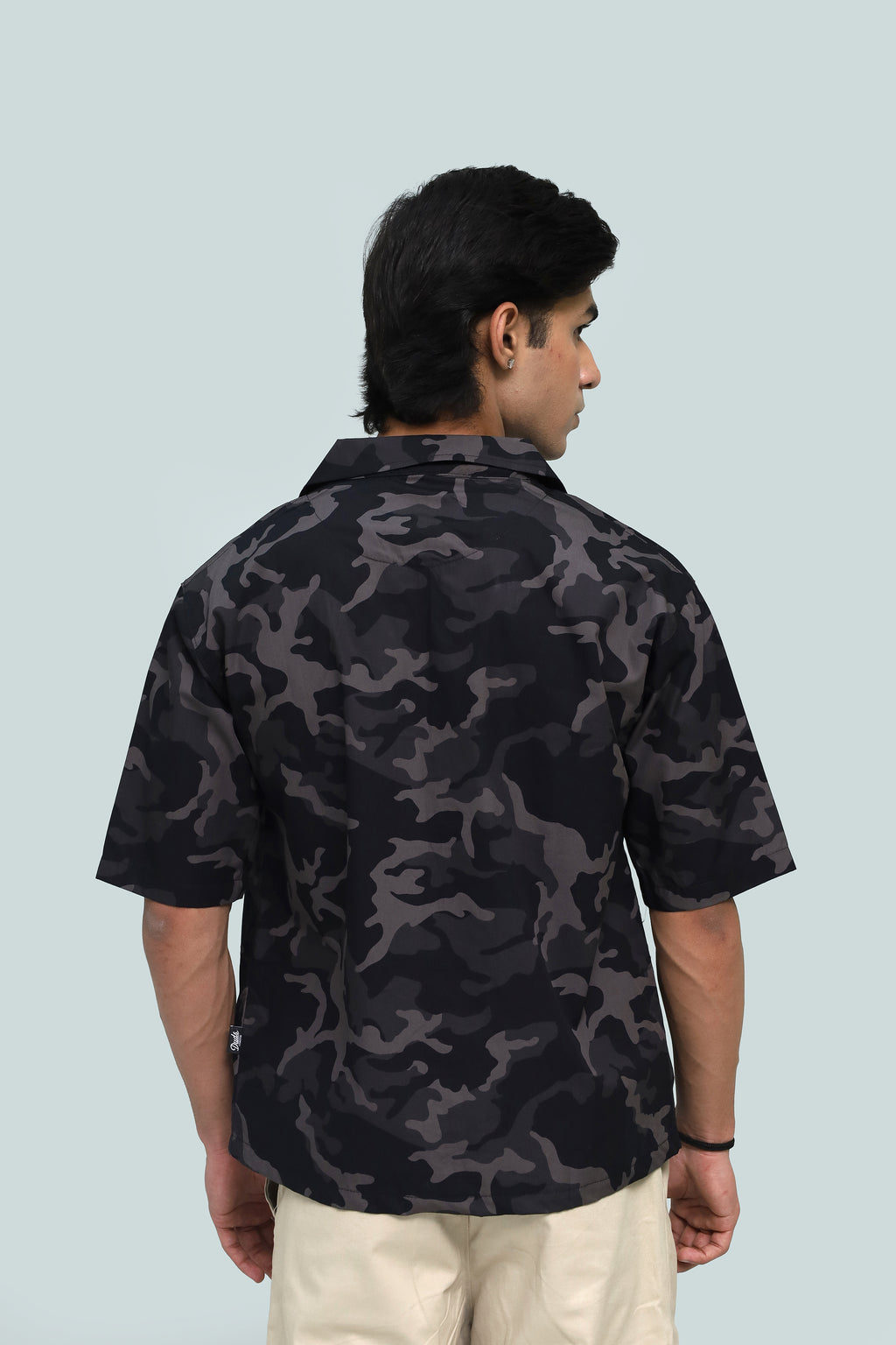 CAMO RESORT COLLAR SHIRT