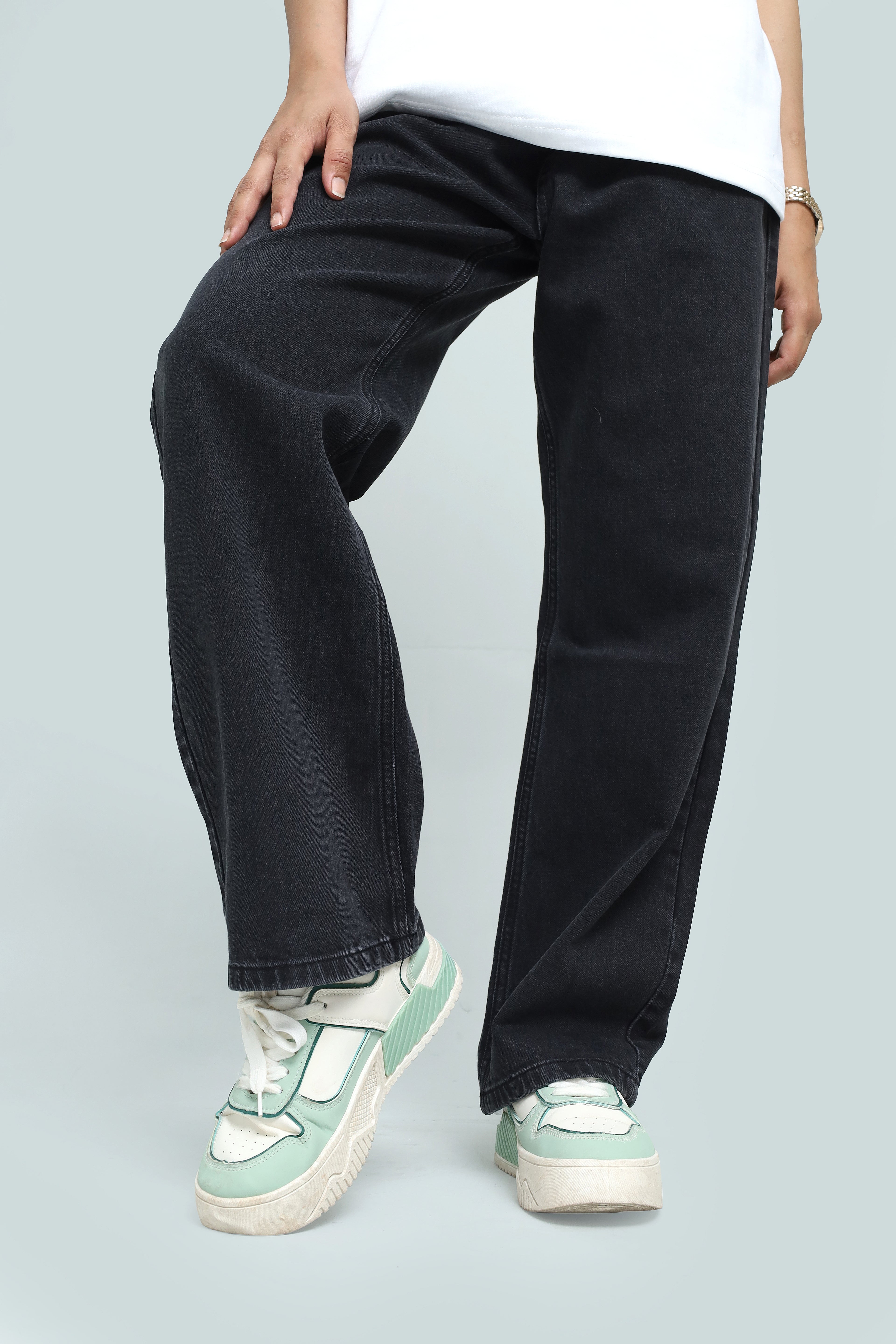SMOKE BAGGY FIT JEANS