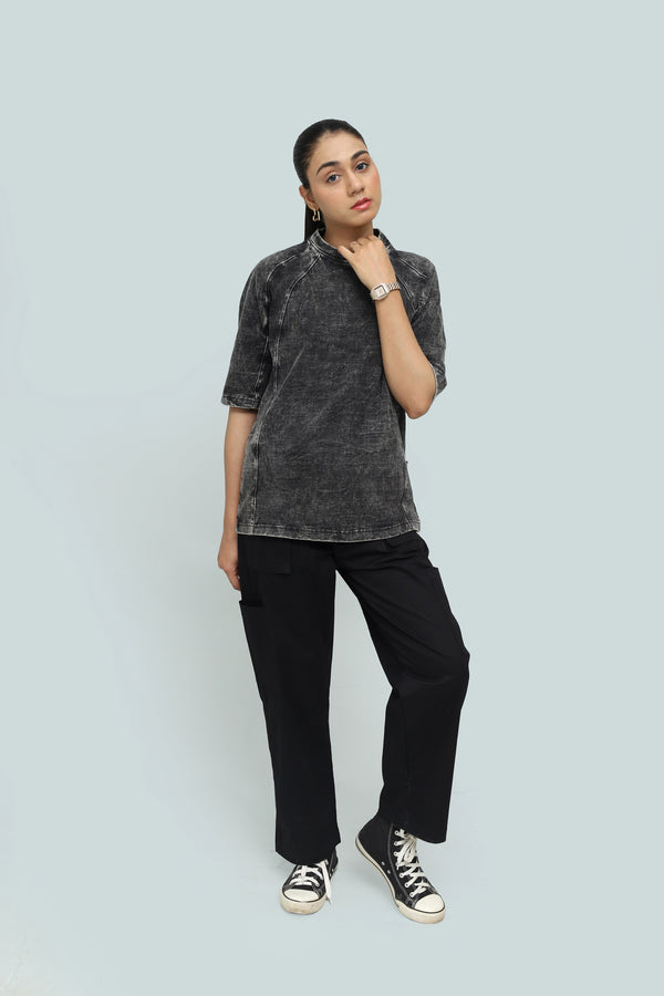 RAGLAN WASHED T-SHIRT