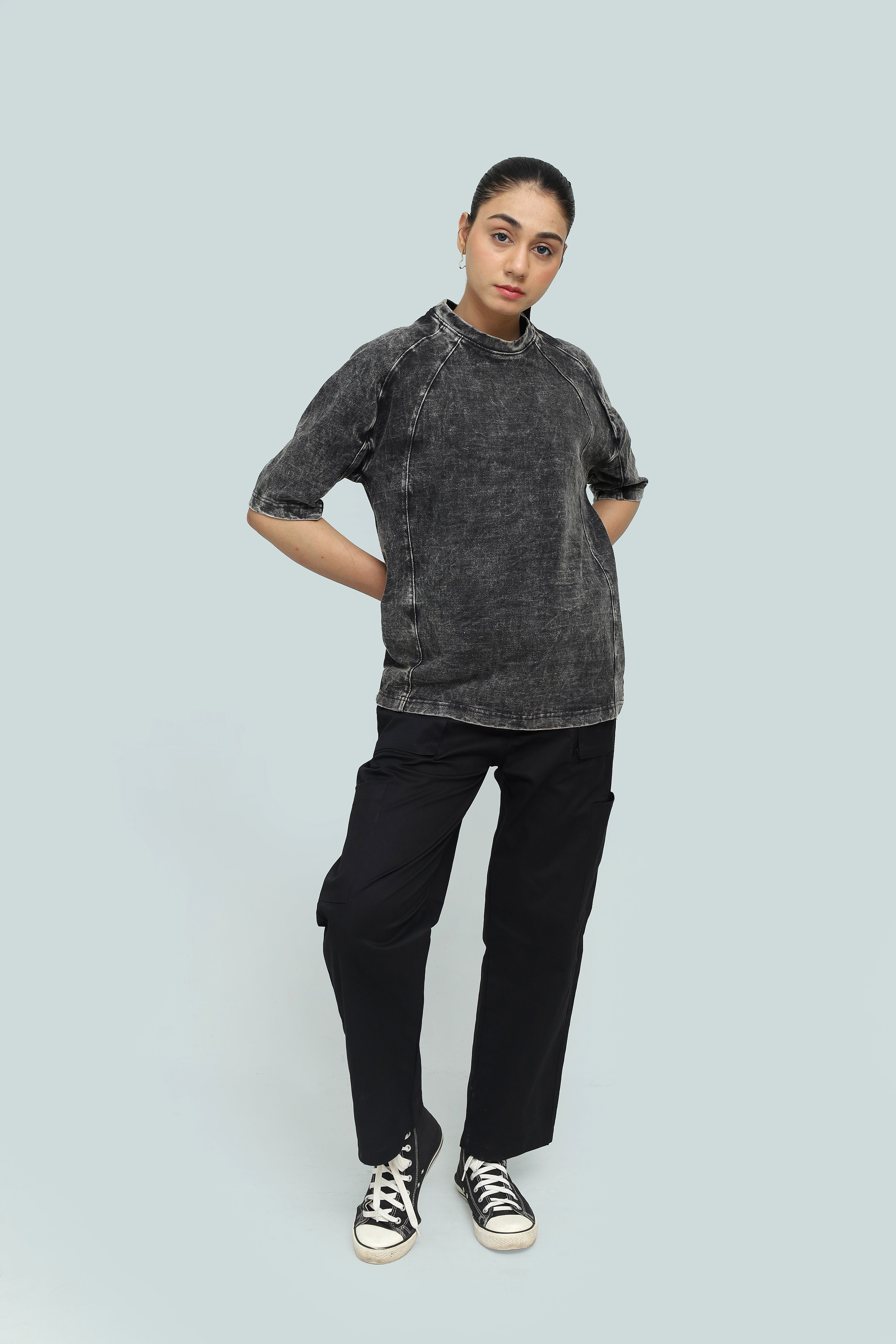 RAGLAN WASHED T-SHIRT