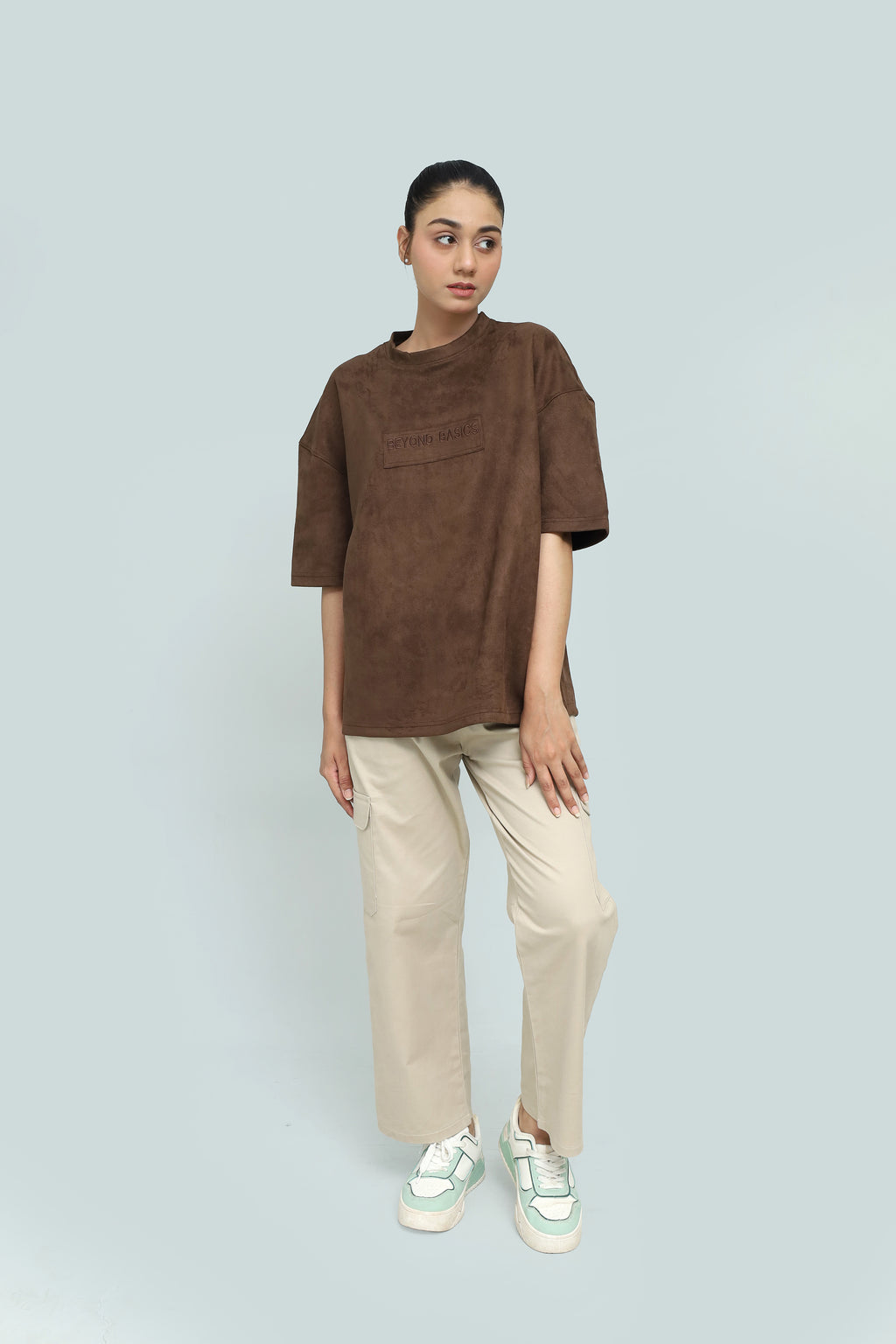 MOCHA ALCANTARA T-SHIRT