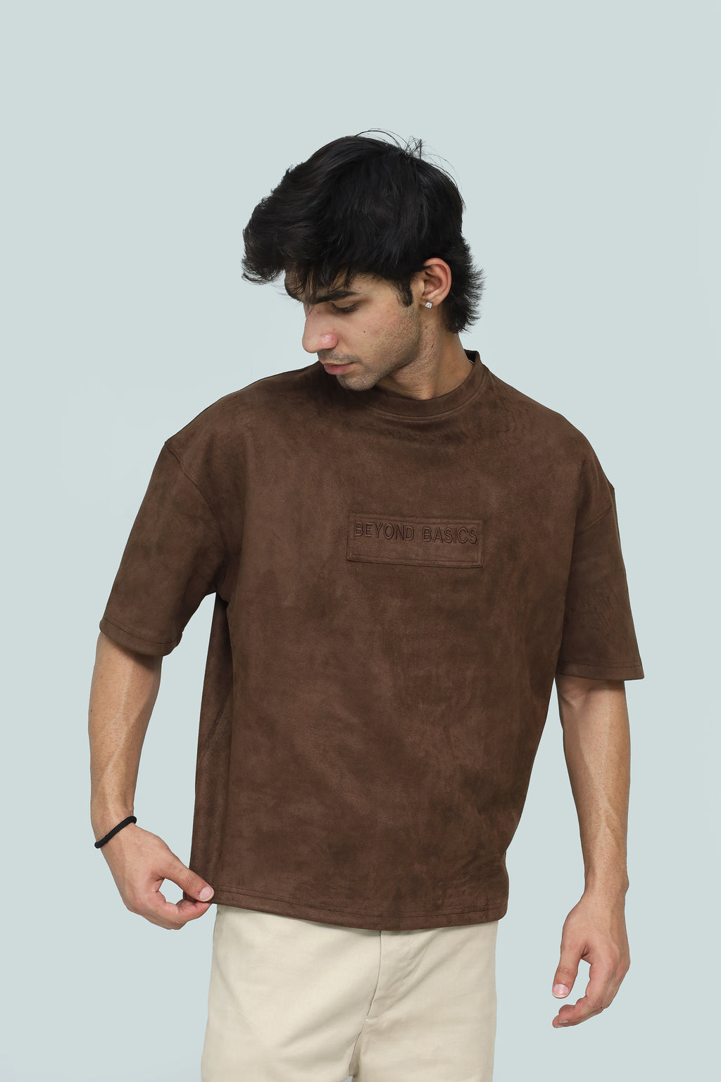 MOCHA ALCANTARA T-SHIRT