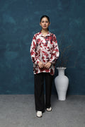 CRIMSON BLOOM SHIRT