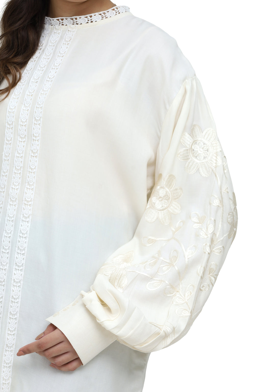 FLORAL EMBROIDED SHIRT