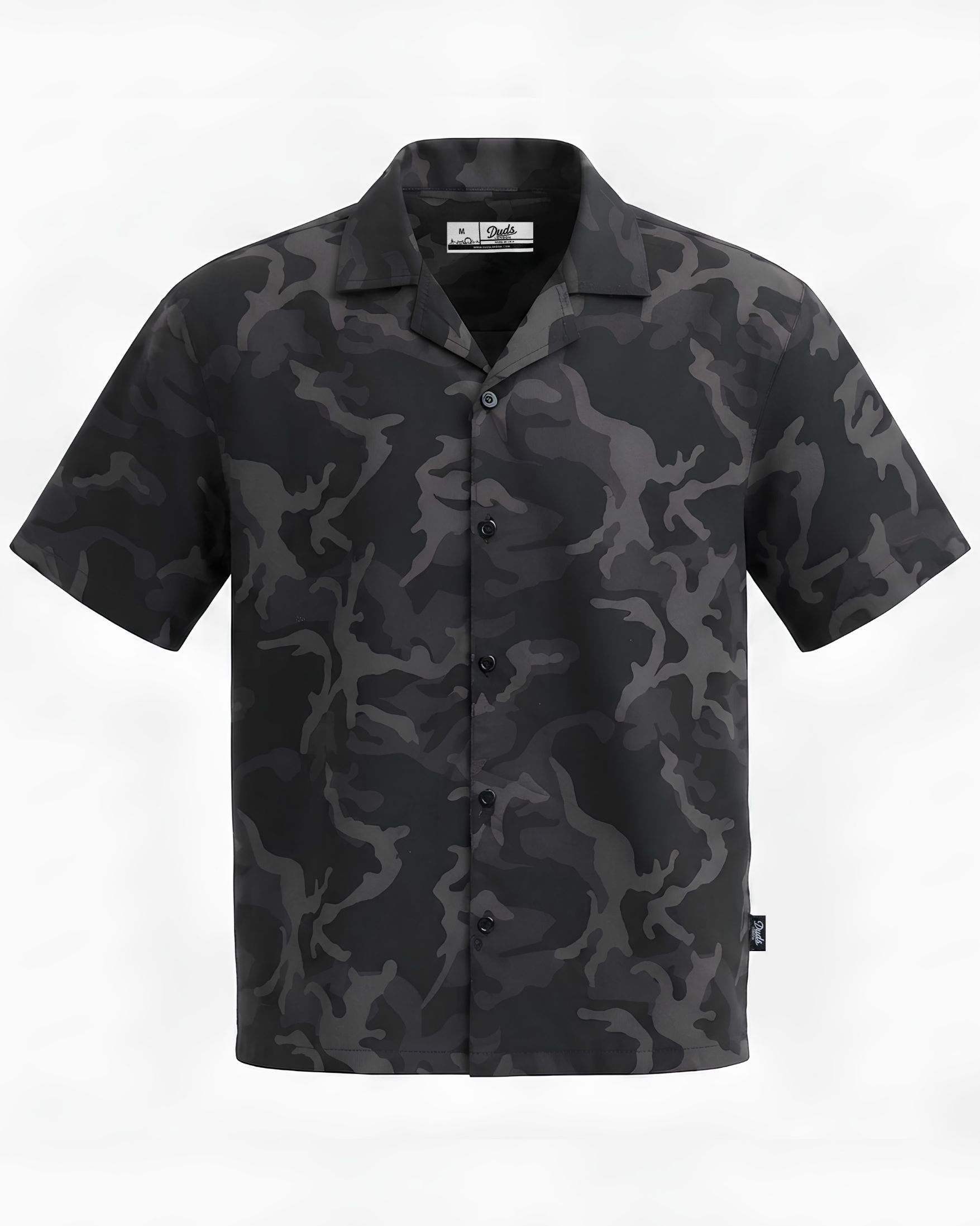 CAMO RESORT COLLAR SHIRT