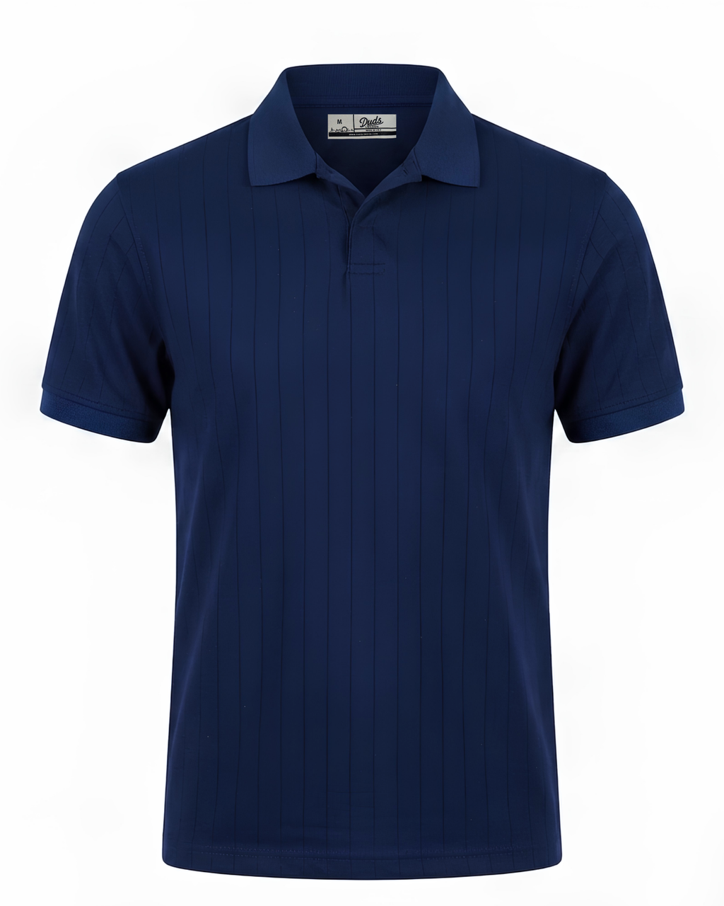 NAVY DROP NEEDLE POLO