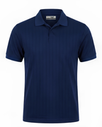 NAVY DROP NEEDLE POLO